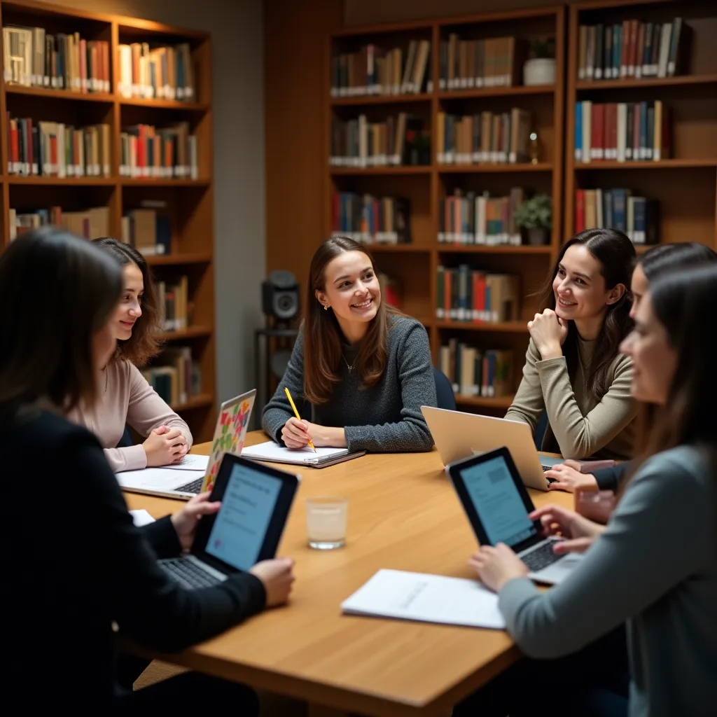 Séance d'orientation pour acheteurs novices en bureau.
